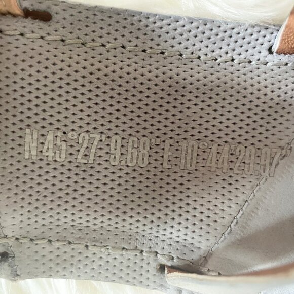 NEW $270 A.S. 98 Light Blue Gray Leather Metal Ankle Strap Strappy Sandals - Picture 6 of 8